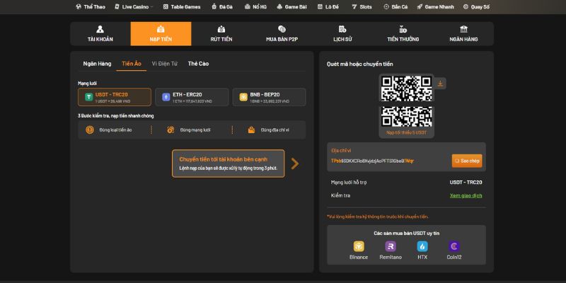 Nạp Tiền Good88 2 Hướng dẫn vài bước nạp tiền Good88 bằng tiền ảo siêu đơn giản