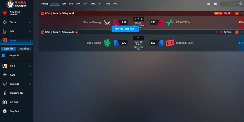 Esports Good88 6 Kèo cược Esports Good88 hấp dẫn cùng game DOTA 2